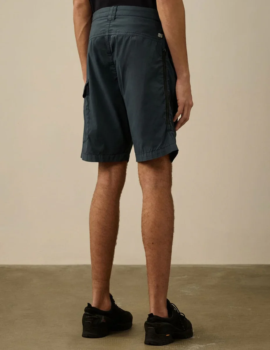 Pantalón Corto C.P. Company Cargo Fili Strech Azul Hombre - Imagen 5