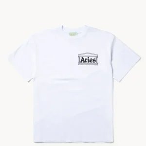 Camiseta Aries Temple Blanca Unisex