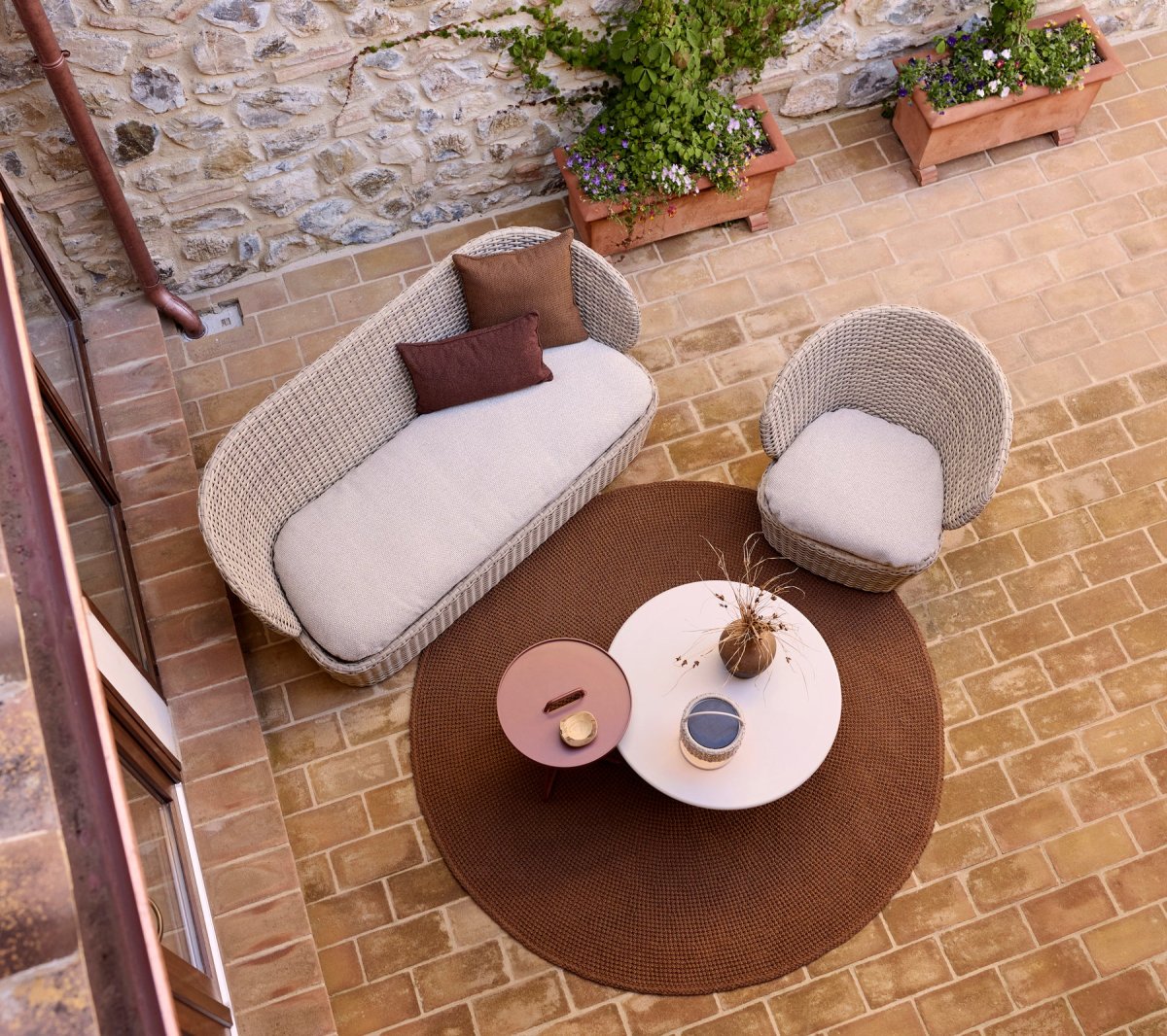 Sillón lounge Coast con base giratoria - Imagen 6