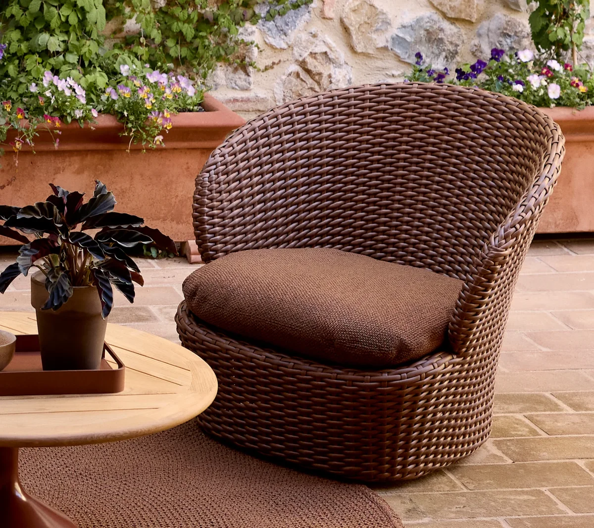 Sillón lounge Coast con base giratoria - Imagen 9