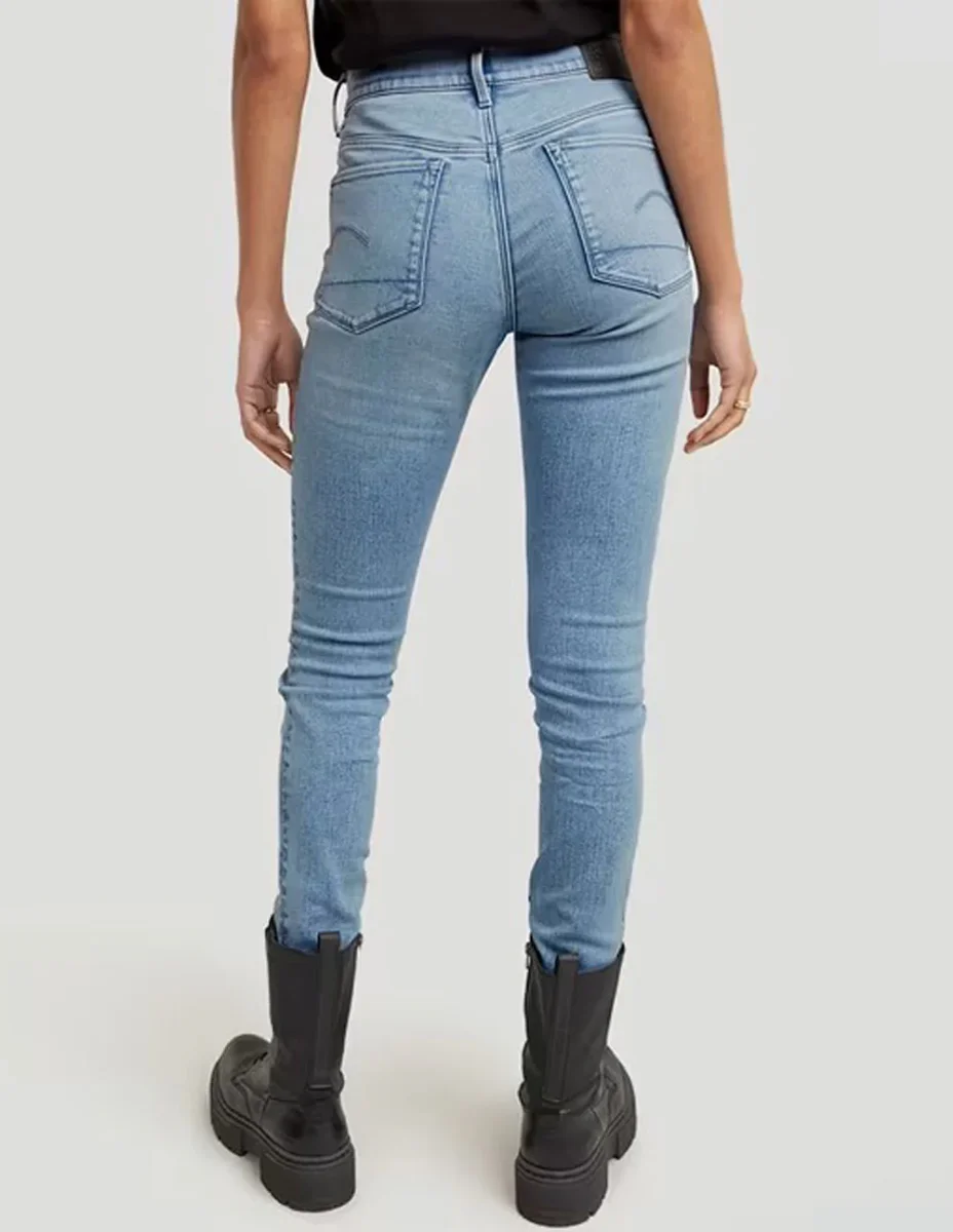 Pantalón Vaquero G-Star High Skinny Azul Mujer - Imagen 4