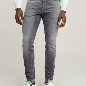 Pantalón Vaquero G-Star Revend FWD Skinny Gris Hombre
