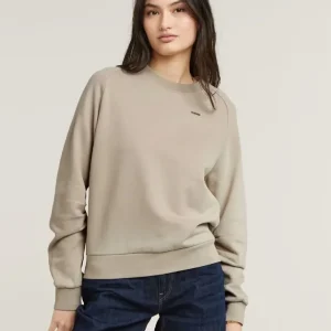 Sudadera G-Star Sleeve Construction Beige Mujer