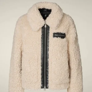 Chaqueta Save The Duck Hester Beige Mujer