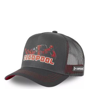 Gorra Capslab Deadpool Negra Unisex