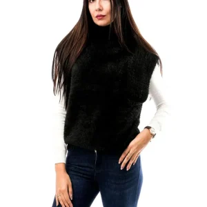 Jersey Replay sin Mangas Negro Mujer