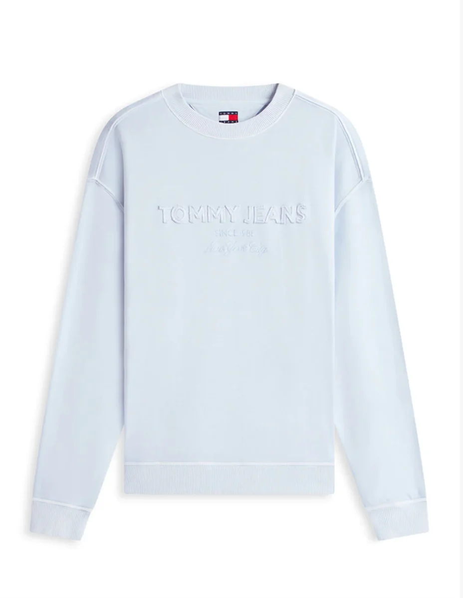 Sudadera Tommy Jeans 90s Azul Hombre - Imagen 5