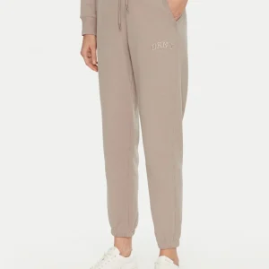 Pantalón Donna Karan con Logo Beige Mujer