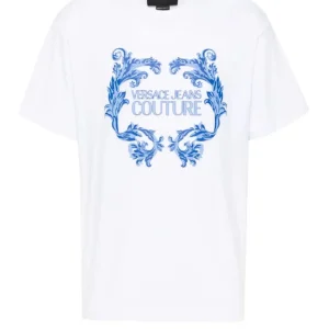 Camiseta Versace Jeans Couture con Logo Blanca Hombre