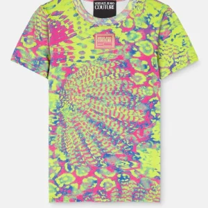 Camiseta Versace Jeans Couture Animalier Piece Multicolor Mujer