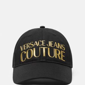 Gorra Versace Jeans Couture con Logo Dorado Negra Unisex