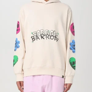 Sudadera con Capucha BARROW con Logo Beige Unisex