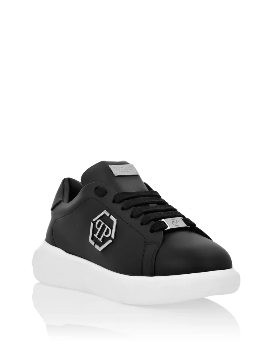 Philipp Plein Lo-Top New Basic Hexagon Negras Hombre - Imagen 3