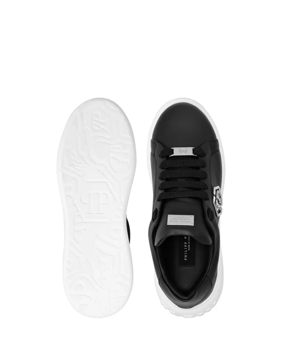 Philipp Plein Lo-Top New Basic Hexagon Negras Hombre - Imagen 4