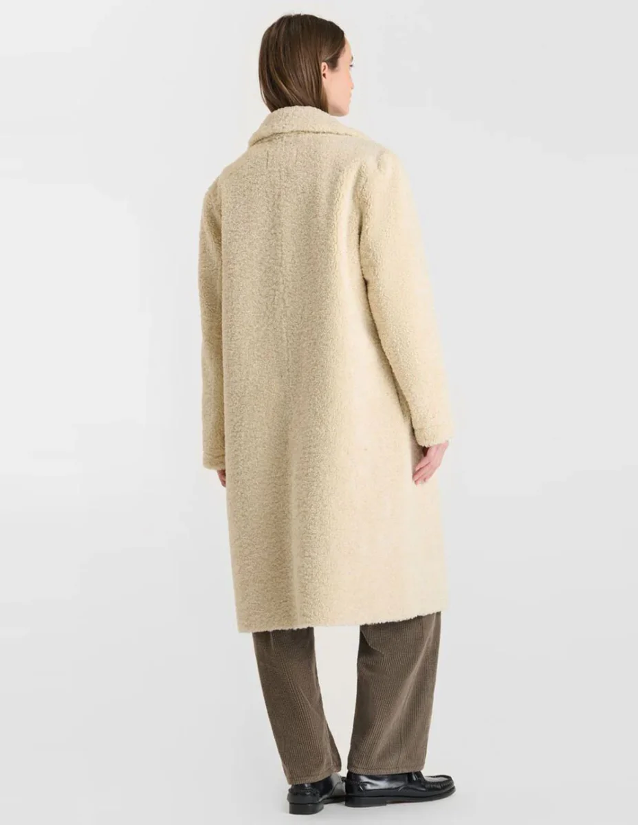 Abrigo Le Temps des Cerises Arty Beige Mujer - Imagen 3