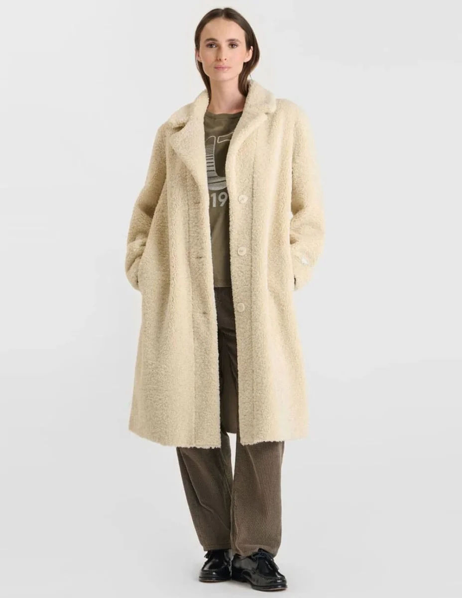 Abrigo Le Temps des Cerises Arty Beige Mujer