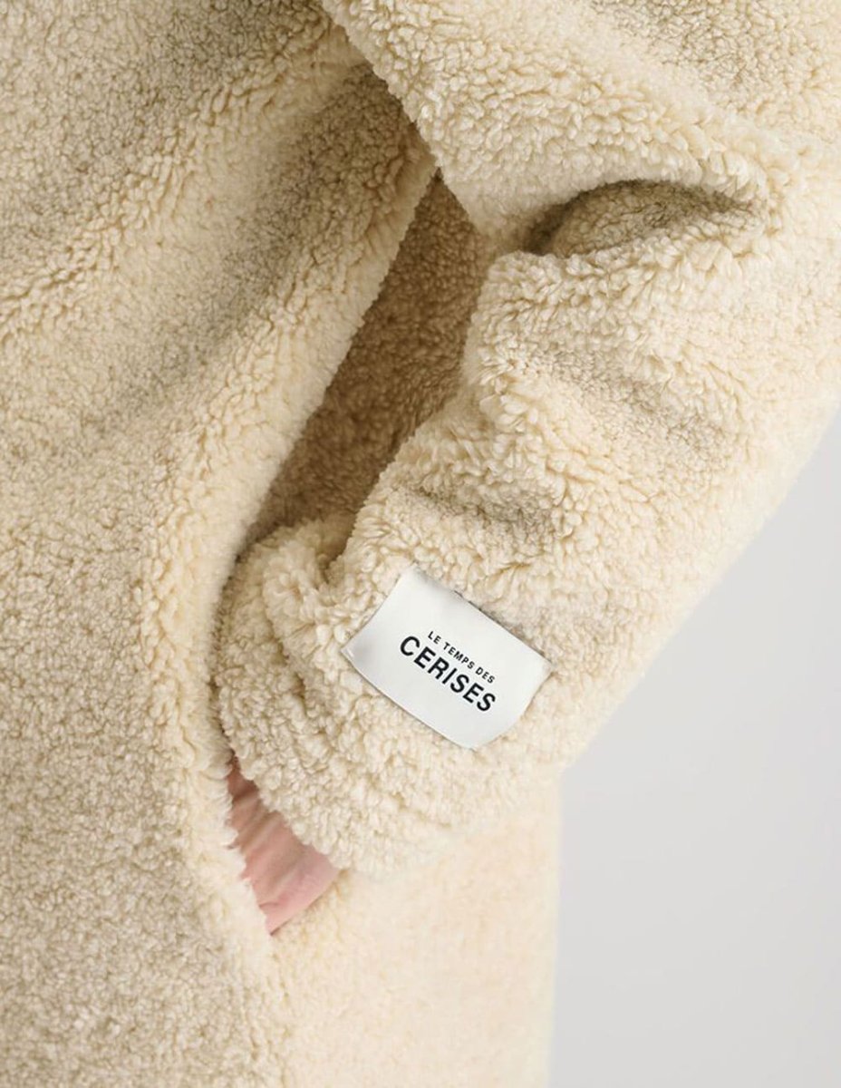 Abrigo Le Temps des Cerises Arty Beige Mujer - Imagen 5