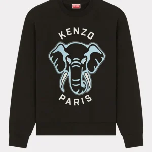 Sudadera Kenzo con Bordado Kenzo Elephant Negra Hombre