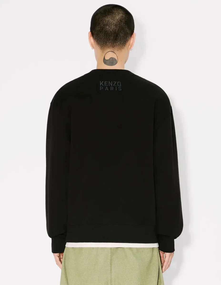 Sudadera Kenzo con Bordado Kenzo Happy Tiger Negra Hombre - Imagen 7