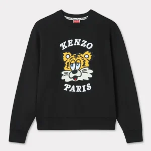 Sudadera Kenzo Bordada Kenzo Verdy Market Negra Unisex