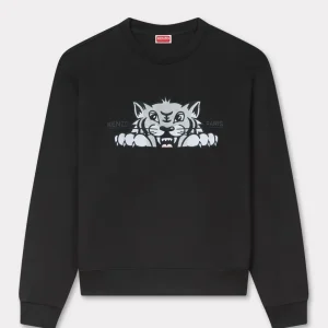 Sudadera Kenzo Bordada Happy Tiger Verde Hombre