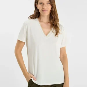 Camiseta Le Temps des Cerises Fuka Beige Mujer