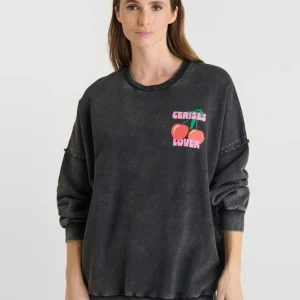 Sudadera Le Temps des Cerises Jules Negra Mujer