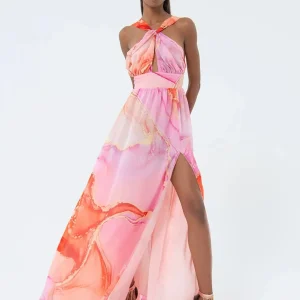 Vestido Fracomina Estampado Multicolor Mujer