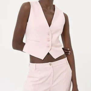 Chaleco Fracomina Slim Fit Rosa Mujer