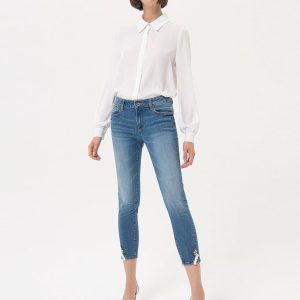 Pantalón Vaquero Fracomina Ajustado Azul Mujer