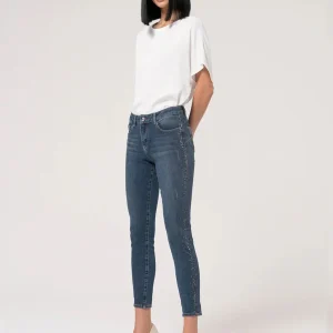 Pantalón Vaquero Fracomina Ajustado Azul Mujer