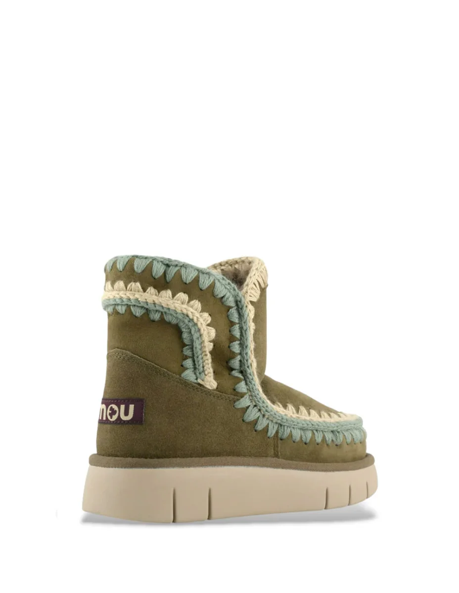 Botas MOU Bounce Overstitching Verdes Mujer - Imagen 5
