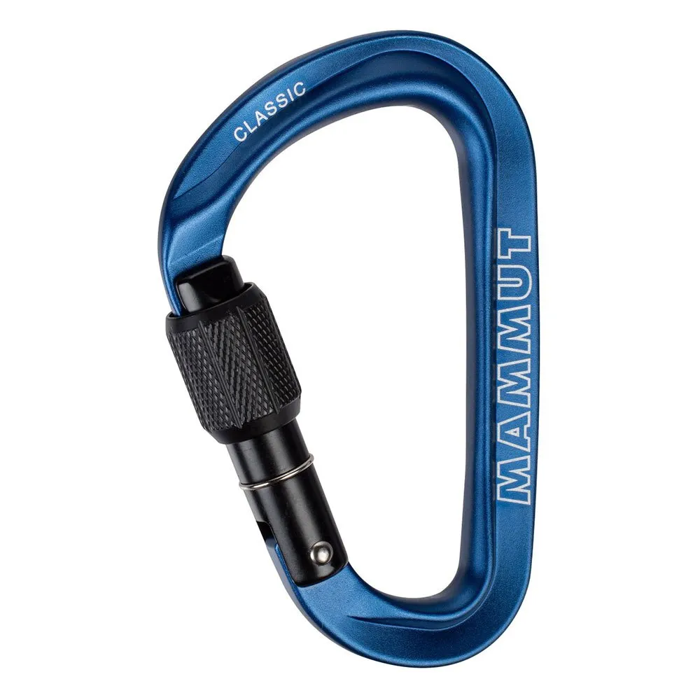 Mosquetón Mammut Classic HMS Screw-gate Carabiner Azul