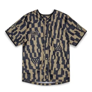 Camiseta Baseball Grimey Lucky Dragon Mesh Negra Unisex