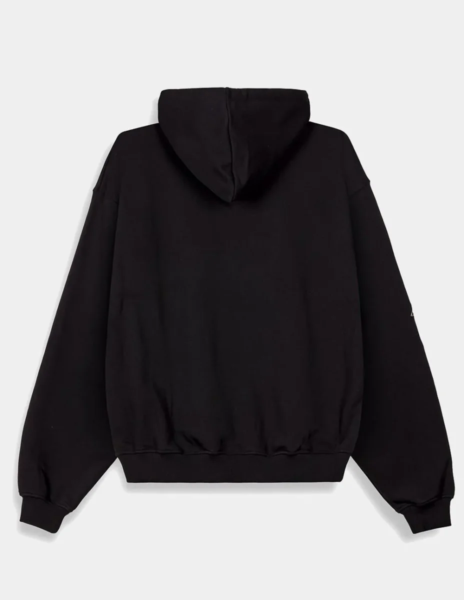 Sudadera con Capucha Grimey The Shelter Boxy Negra Unisex - Imagen 3