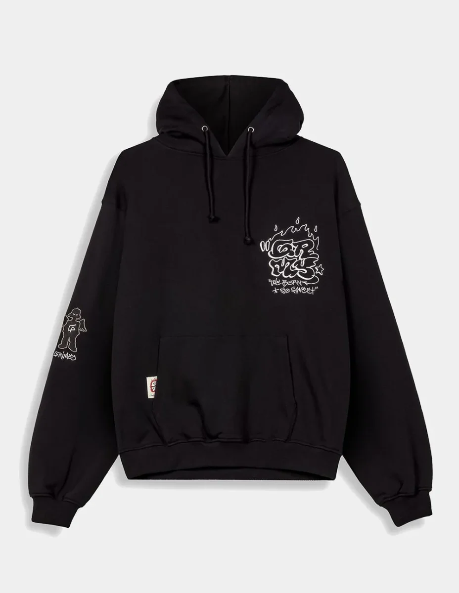 Sudadera con Capucha Grimey The Shelter Boxy Negra Unisex - Imagen 2