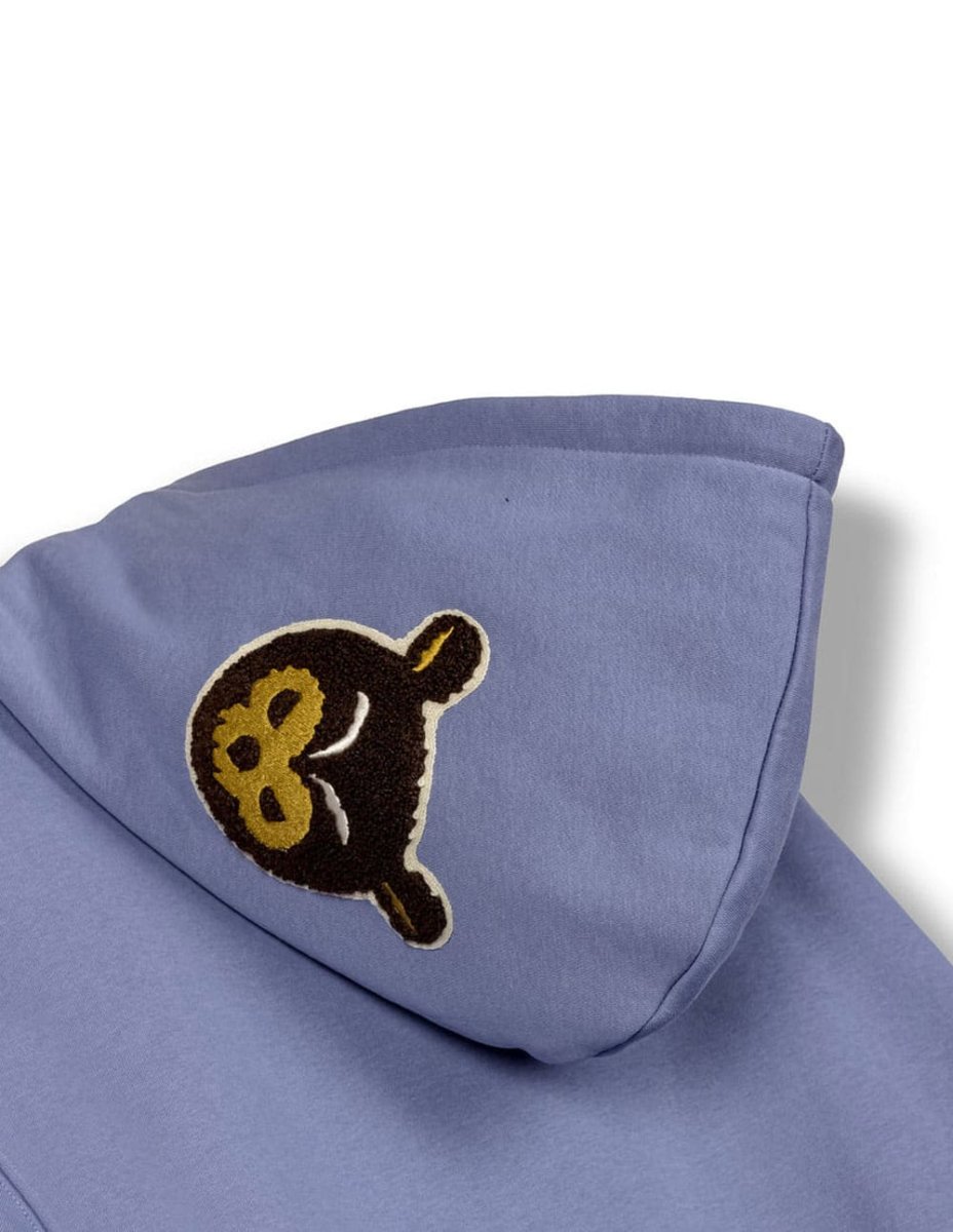 Sudadera con Capucha Grimey Mud S The Residence Madrid Boxy Azul Unisex - Imagen 6