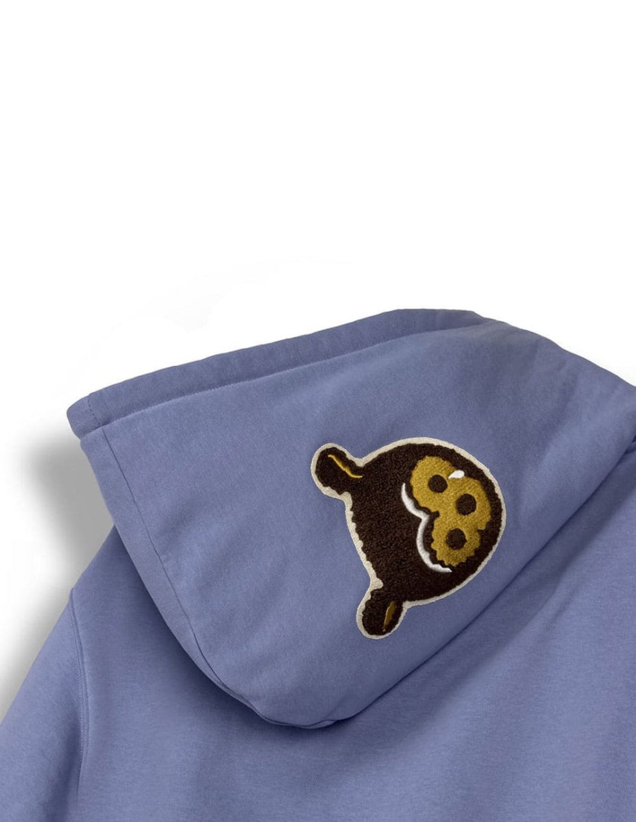 Sudadera con Capucha Grimey Mud S The Residence Madrid Boxy Azul Unisex - Imagen 5