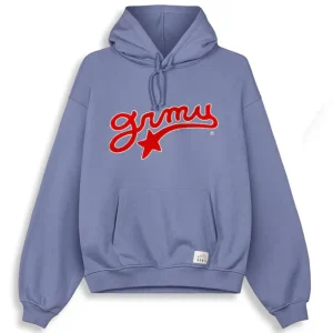 Sudadera con Capucha Grimey Mud S The Residence Madrid Boxy Azul Unisex