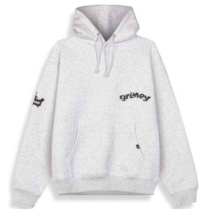 Sudadera con Capucha Grimey The Planet Regular Gris Hombre