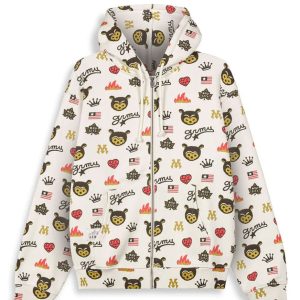 Sudadera con Capucha Grimey Mud´s The Residence Bear Multicolor Unisex