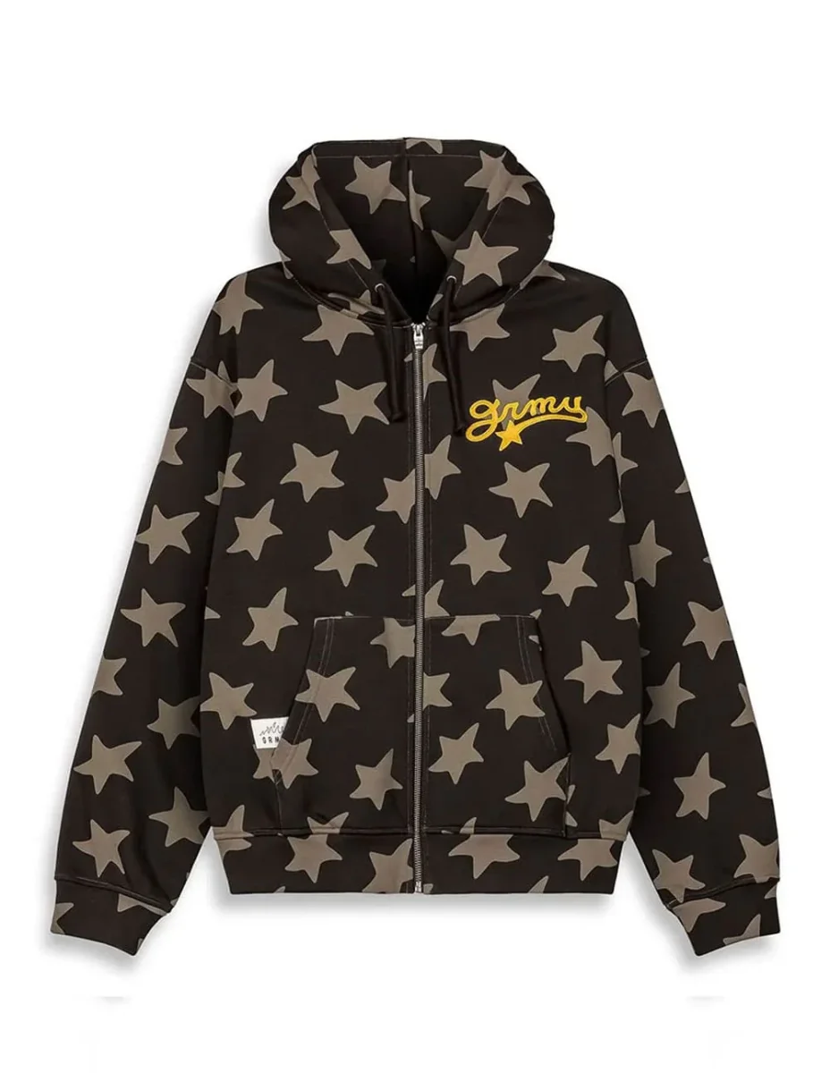 Sudadera con Capucha Grimey Mud´S The Residence Negra Unisex