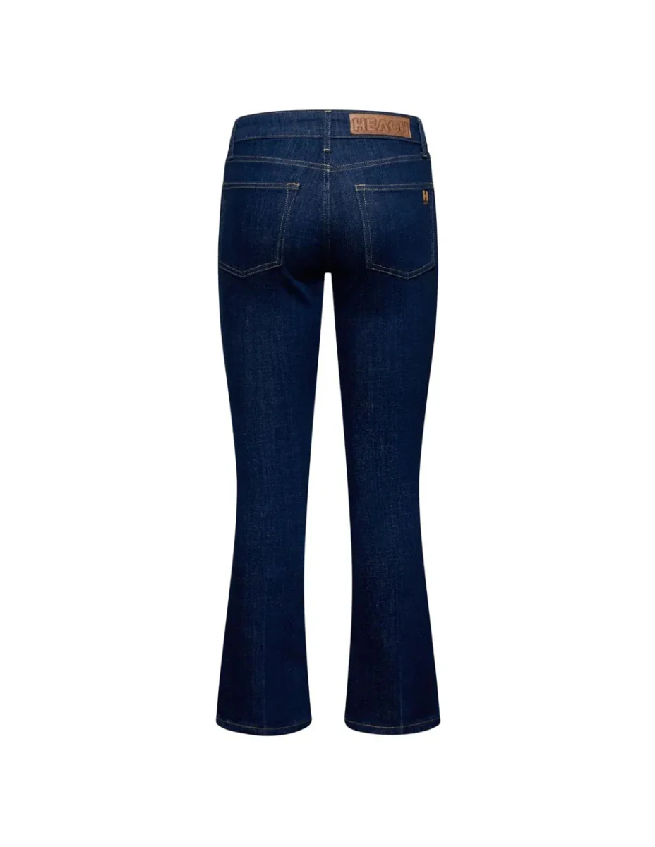 Pantalón Vaquero Silvian Heach Stretch Bootcut Azul Mujer - Imagen 3