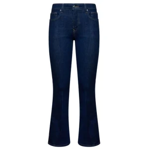 Pantalón Vaquero Silvian Heach Stretch Bootcut Azul Mujer
