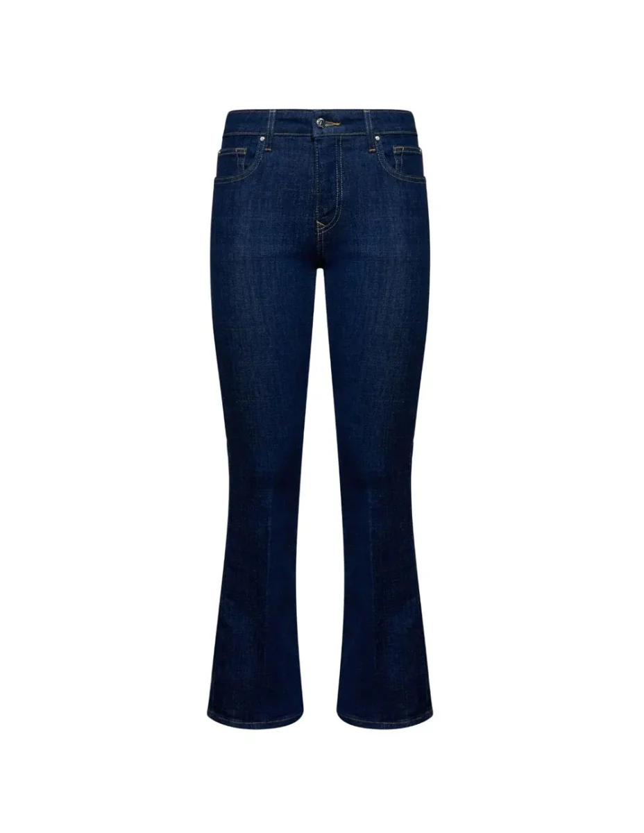 Pantalón Vaquero Silvian Heach Stretch Bootcut Azul Mujer - Imagen 2