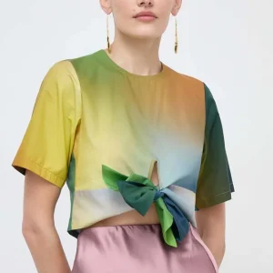 Top Silvian Heach con Nudo Multicolor Mujer