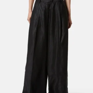 Pantalón Silvian Heach Large High-Waisted Negro Mujer