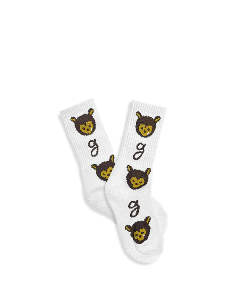 Calcetines Grimey Mud´S The Residence Blancos Unisex - Imagen 4