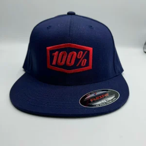 Gorra Visera Plana 100% Azul