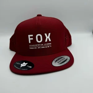 Gorra Fox Visera Plana Roja